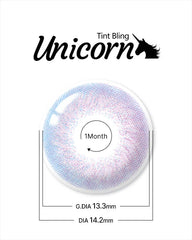 Lenstown 梨芝瞳 Tintbling UNICORN Violet 月拋（2片）