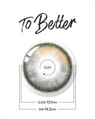 Lenstown 梨芝瞳 To Better Black 隱形眼鏡日拋（10片）