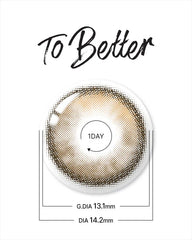 Lenstown 梨芝瞳 To Better Brown 隱形眼鏡日拋（10片）