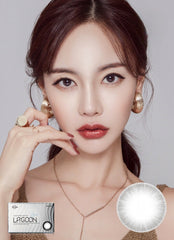 Lensme Louis Shine Cocktail Lagoon Gray 月拋美瞳隱形眼鏡（2片）