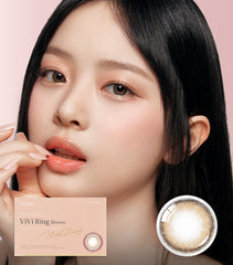 OLENS ViVi Ring Brown 棕色月拋美瞳隱眼（2片）