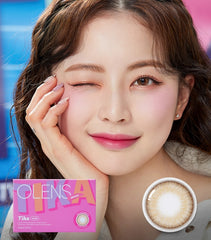 Olens Tika 3con Brown 月拋美瞳隱眼（2片）