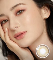 OLENS 1 Day French Gold 3con Hazel 隱形眼鏡（日拋/10片）