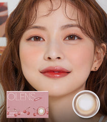 Olens Cherry Moon Brown 月拋美瞳隱眼（2片）