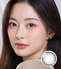 Olens Glowy Ash Gray 月拋彩色隱形眼鏡（2片）