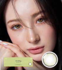 Olens ViVi Ring 1 Day Olive 橄欖綠日拋美瞳隱形眼鏡（10片)
