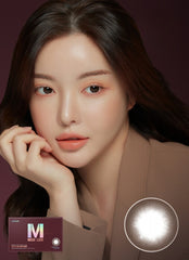 LENS ME Mega Look Mid Some 黑色月拋隱形眼鏡（2片）