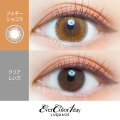 EverColor 1 Day LUQUAGE Foggy Chocolat 日拋彩色美瞳隱形眼鏡（10片）