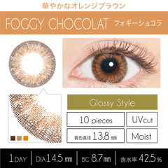 EverColor 1 Day LUQUAGE Foggy Chocolat 日拋彩色美瞳隱形眼鏡（10片）