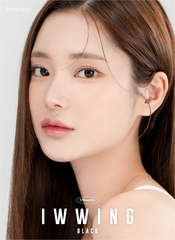 Lensrang 1-Month Iwwinka Black（月拋／2片）