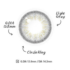 Clalen Iris Toric 1 Day Halo Gray 散光日拋美瞳隱形眼鏡（30片）